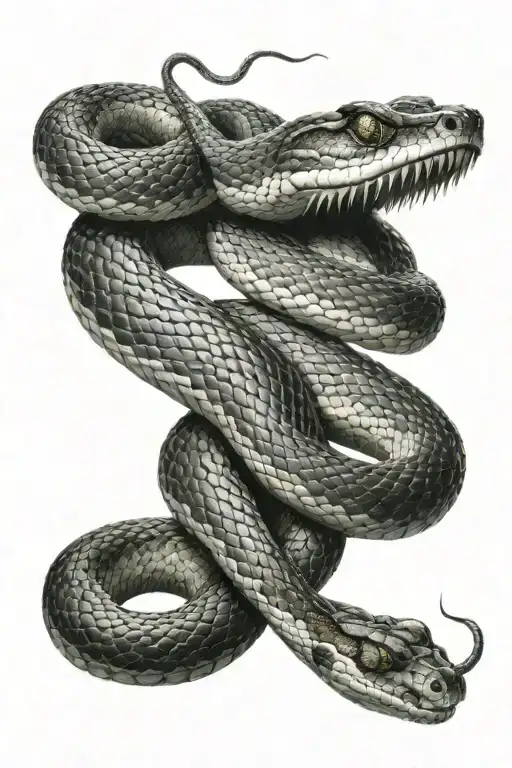 Snake Wrapped