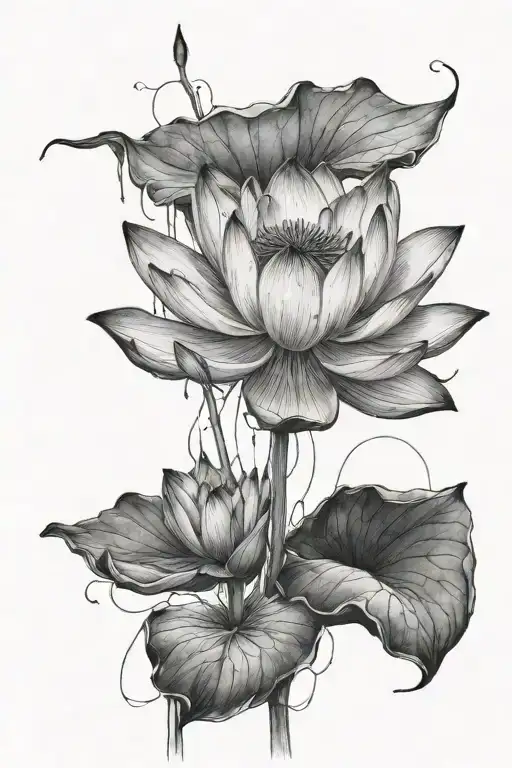 Dead Lotus Flower