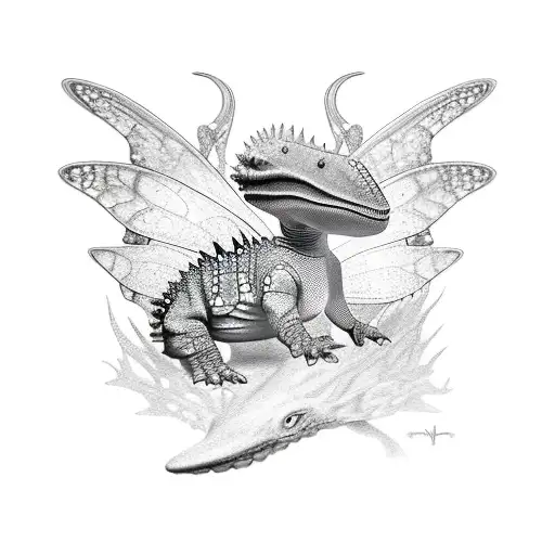 Ankylosaurus With Fairy Wings