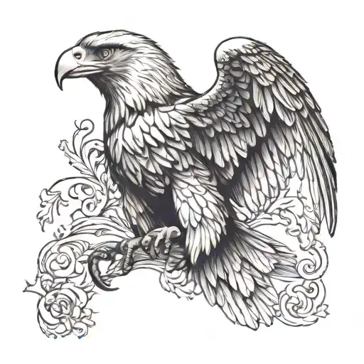 German Eagle With Realism Eagle