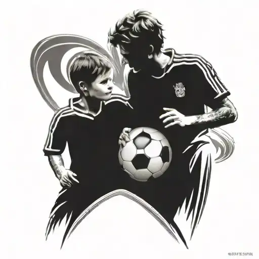 2 Boys Soccer Love Family