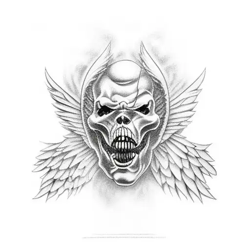 Angel Fighting Demons