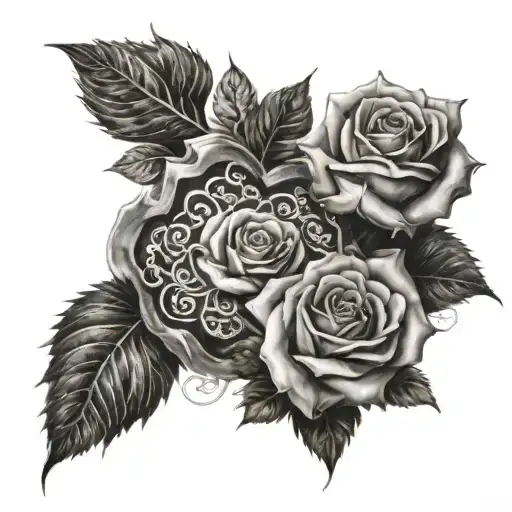 Chest Peice Rose Symertica Gemsl