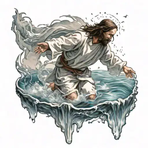 Jesus Walking On Water