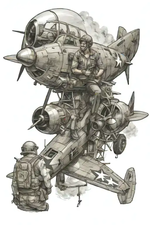 Making A Fighter Airplane Figure