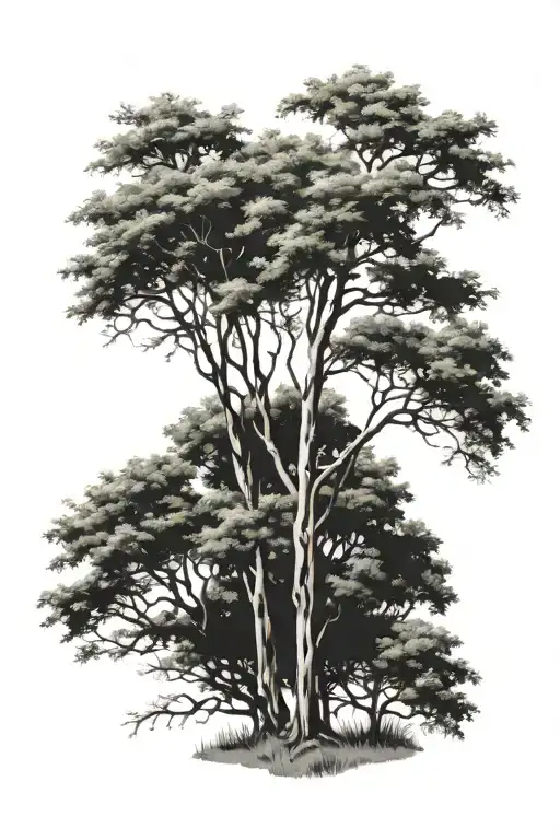 Trees Background Looking