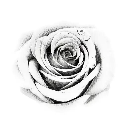 Brown Eye Crying Onto Wilting Bed Of Roses With The Lovers Tarot Card Protuding From The Rose Buds