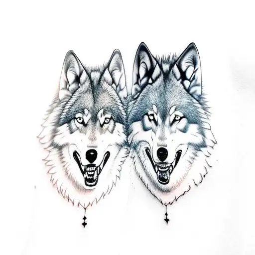Father And Son Wolf
