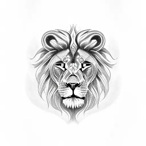 An Engine With Intricate Lion And Scorpion Details