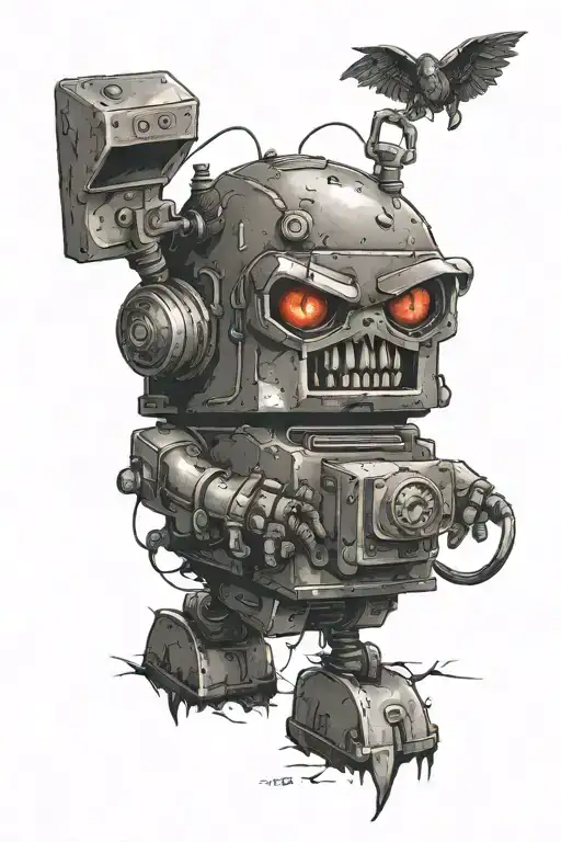 Shadow Friend Angry Woebot