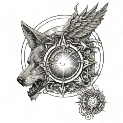 Female Guardian And Sun