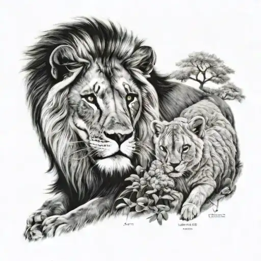 Lion And Lamb