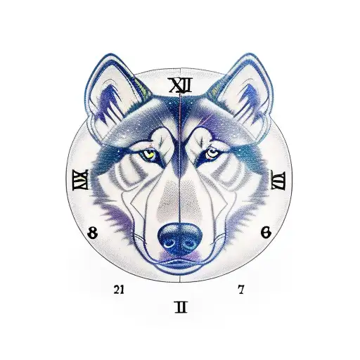 Timepiece Tied Into Husky With Astrology In The Background