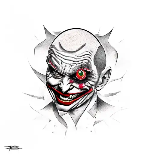 Joker Going Insane Laughing