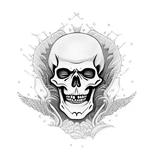 Skeleton Riding A Honda Wave