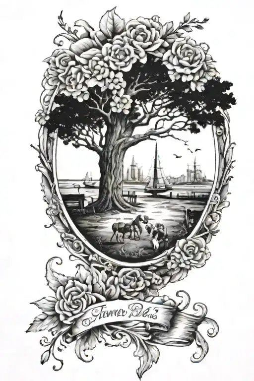 Quote With Background Black And White About Family