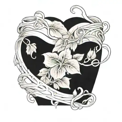 Love Vines Wrapped Around Ankle