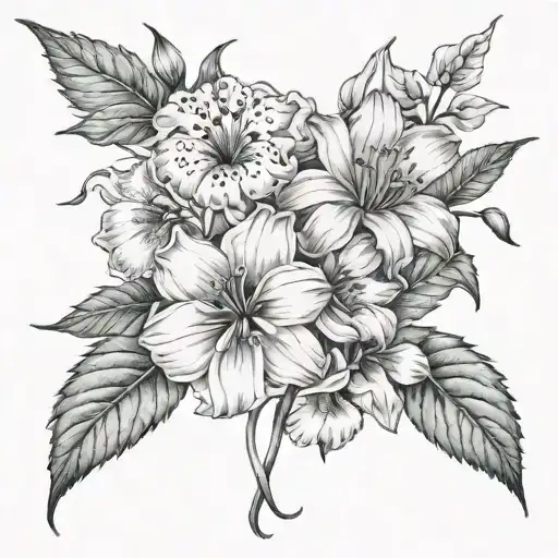 January March August Birth Month Flowers