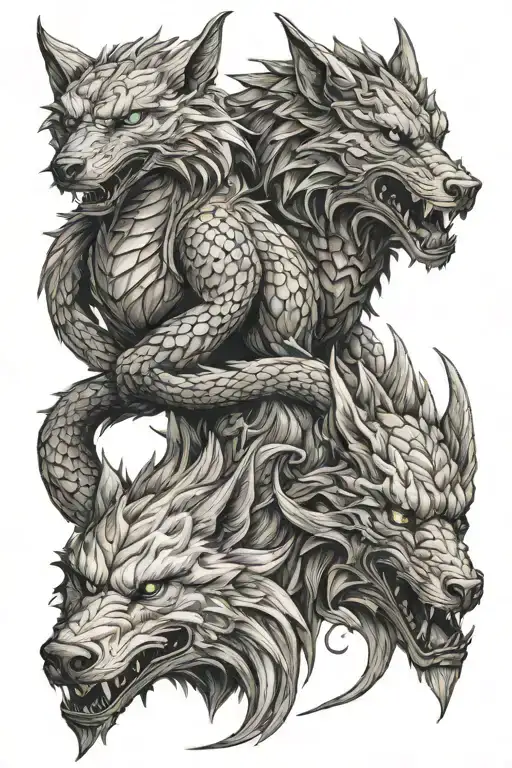 Dragon And Wolf