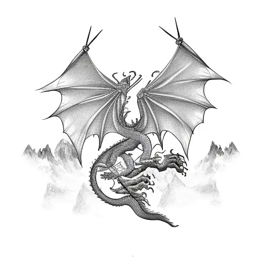 Dragon Flying Over Chile