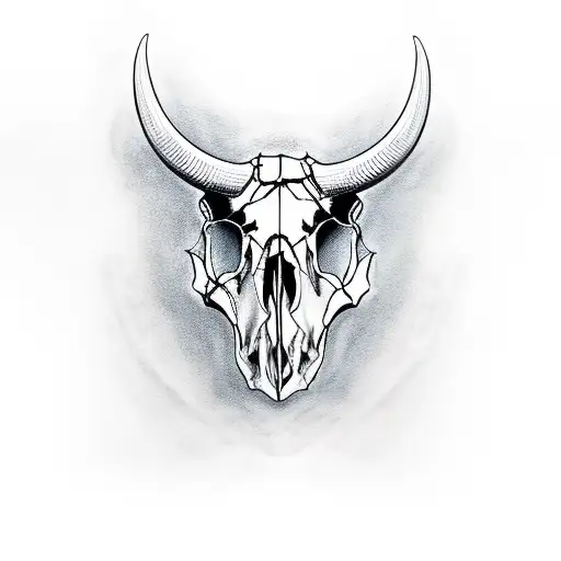 Realist Bull Skull