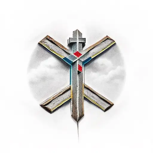 Christian Cross Sky Faith Light