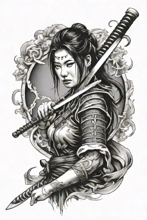 Girl Samurai Sword
