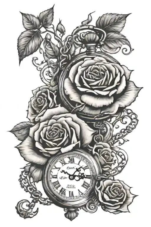 Roses Pocket Watch Script