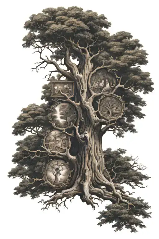 Family Tree Surrounded
