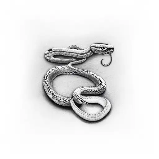 Dagger With Snake Wrapped Around It