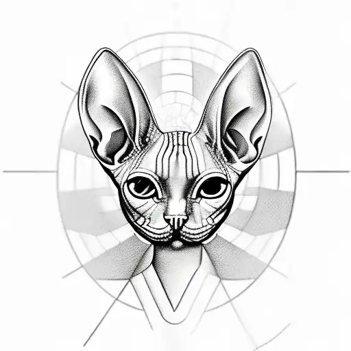 Sphynx Cat And Chess Idea