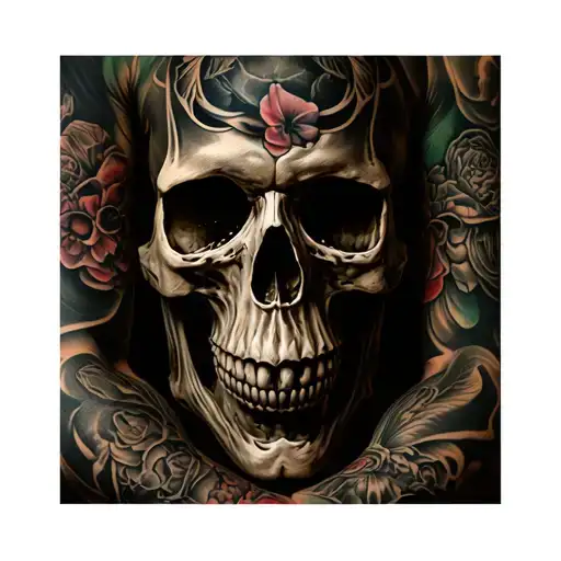 Lots Of Skulls Arm Sleeve