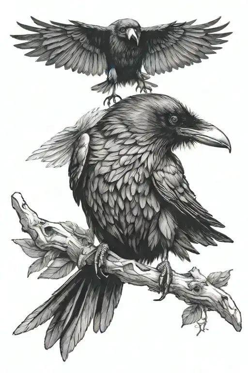 Large Raven