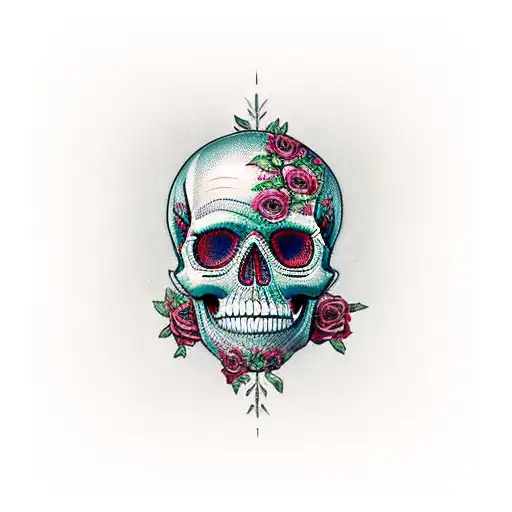 Skull And Roses