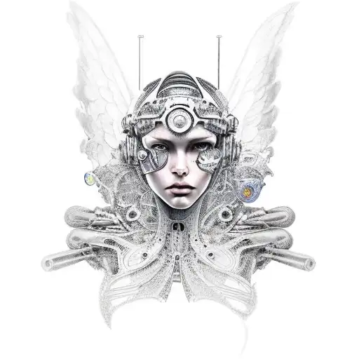 Mech Angel Face