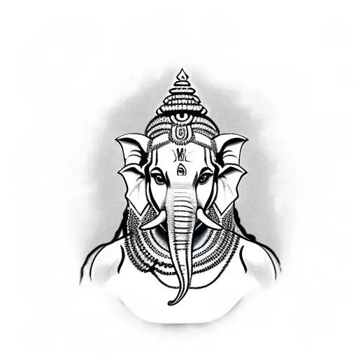 Male Ganesha Full Body With Dreadlocks