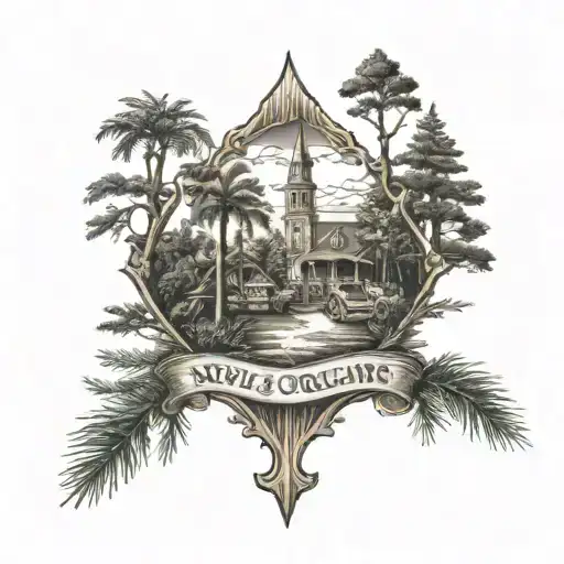 Pine Trees And New Orleans