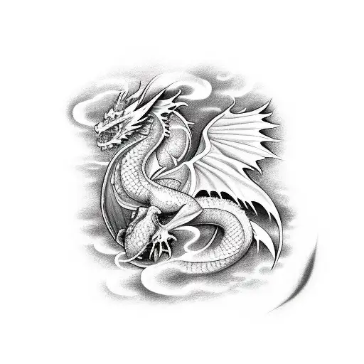 Dragon And Phoenix Battle