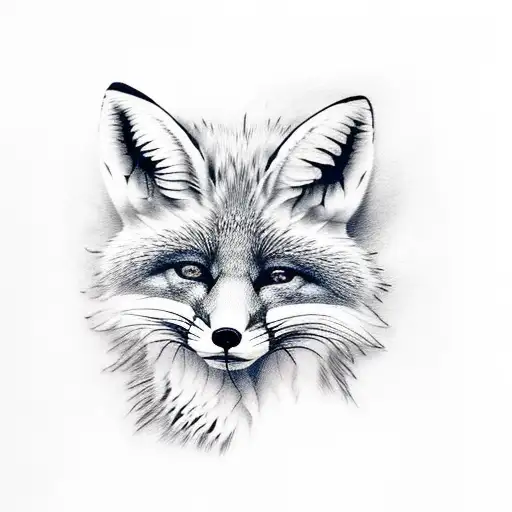 Cute Fox In Full Size