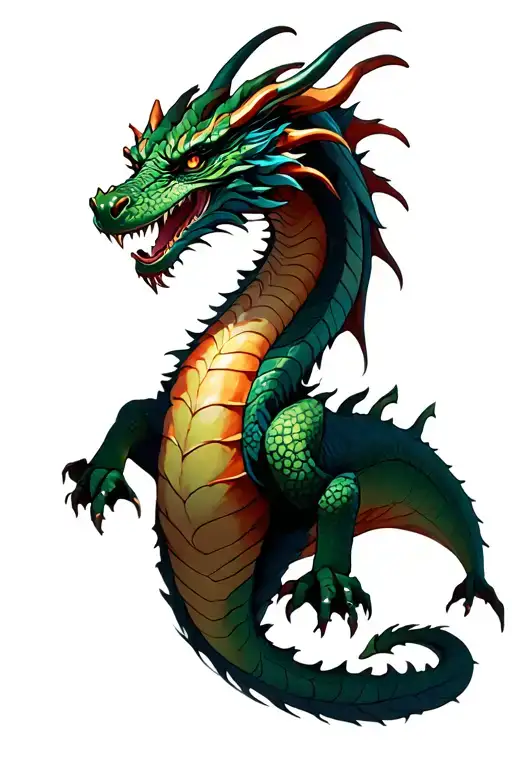 Dragon In The Style Of Khoror