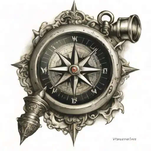 Compass And Medicine And Technology