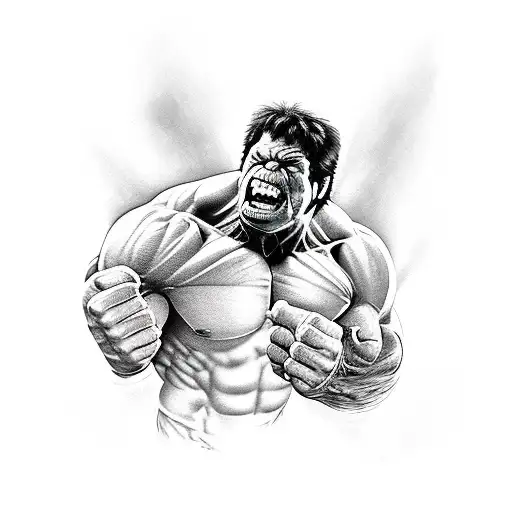 The Incredible Hulk Black And Gray Avengers