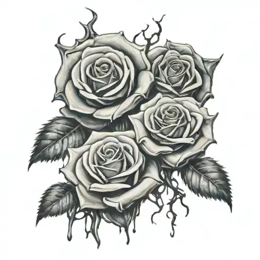 Melting Roses Dna Strand Morphing