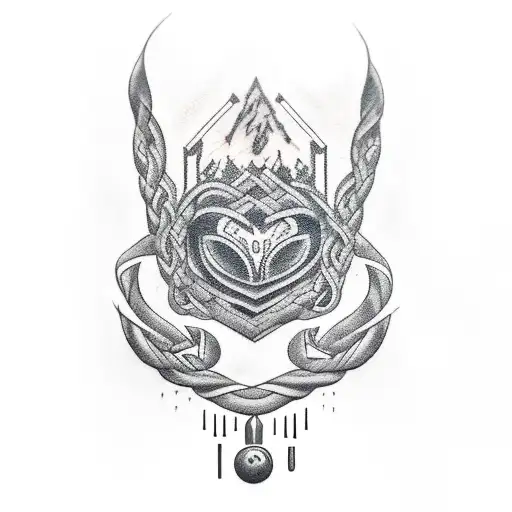 Create A Portrait Tattoo Of The Lead Singer Of Soen With Elements Of Their Music Intertwined