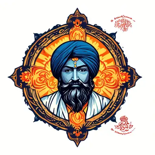 Indian Christian Chinese Sikh Islam Logo Combined