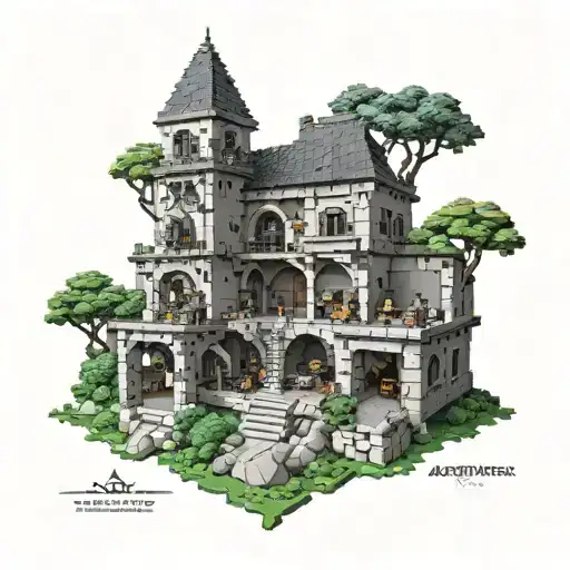 Kingdom Of Hesaven Built Out Of Legos