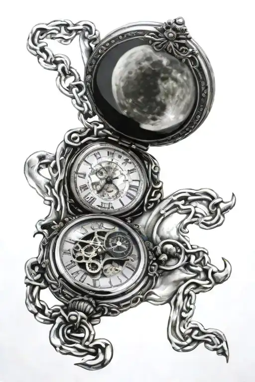 Moon Transition Pocket Watch Melt