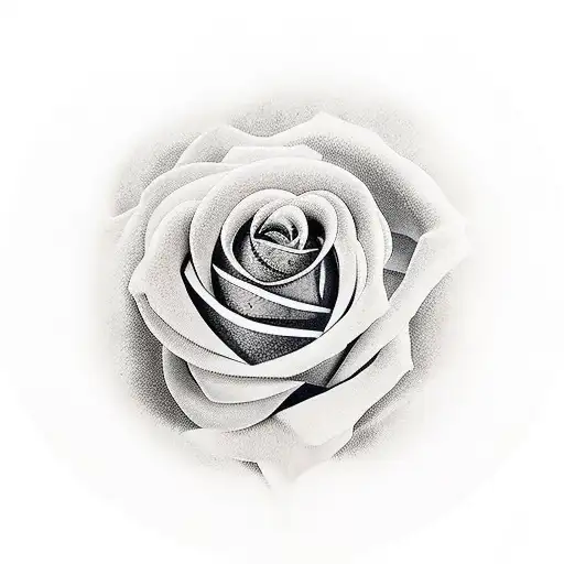 Verticalement Une Rose Une Boussole Et Le Signe Verseau