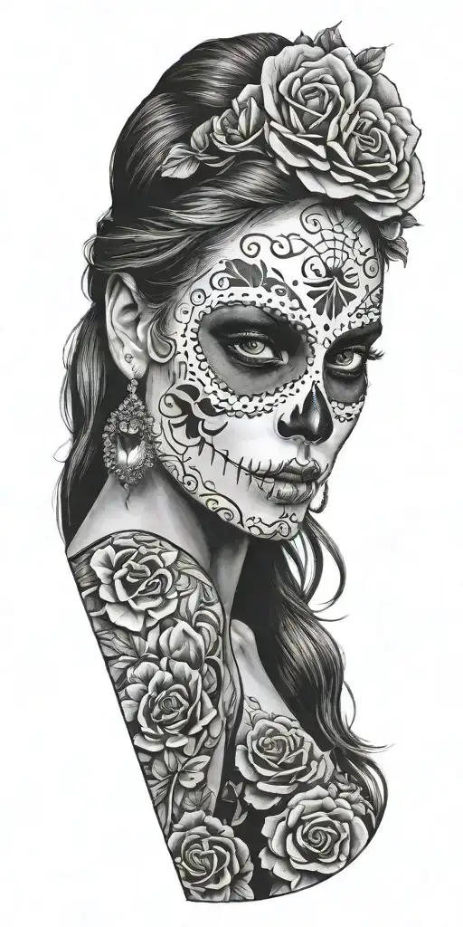 Day Of The Dead Woman