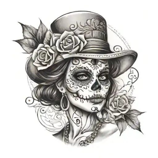 Day Of The Dead Woman